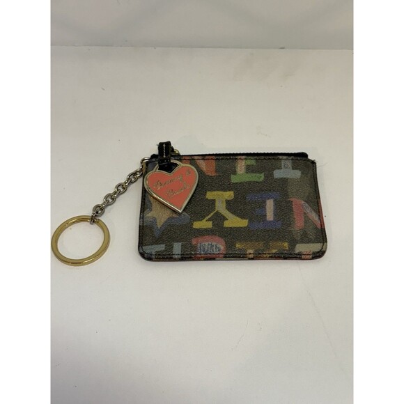 Vintage Dooney & Bourke Letters Zippered Key Pouch - Picture 4 of 13